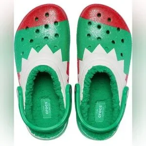 Crocs Holiday Christmas Elf Fur Lined Clogs Men’s Size 5 Women’s size 7 CROCS | Shoes | Crocs Holiday Christmas Elf Fur Lined Clogs  main image 2